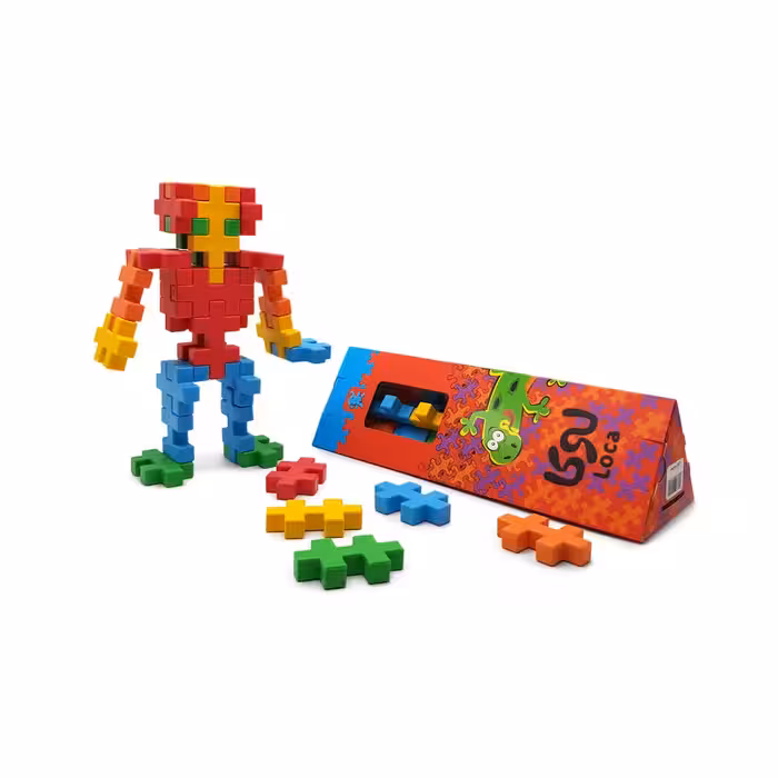 اسباب‌بازی ساختنی هوپا مدل لوکا مجموعه 30 عددی