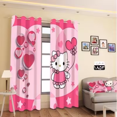 پرده تصویری طرح کیتی قشنگ