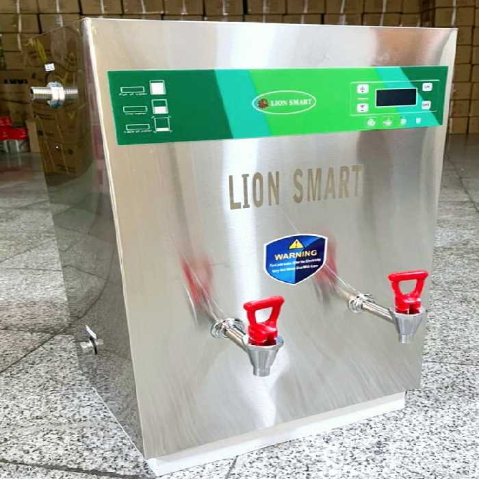 بویلر برقی آب جوش 60 لیتری 2شیر وارداتی اسمارت دیجیتال سماور برقی60لیتری