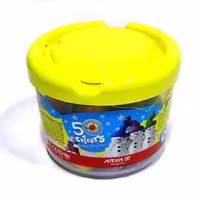 خمیربازی سطلی آریا 5رنگ