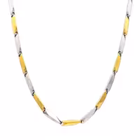 زنجیر مردانه طلایی و نقره ای جنس استیل با کیفیت خوب و قیمت مناسب