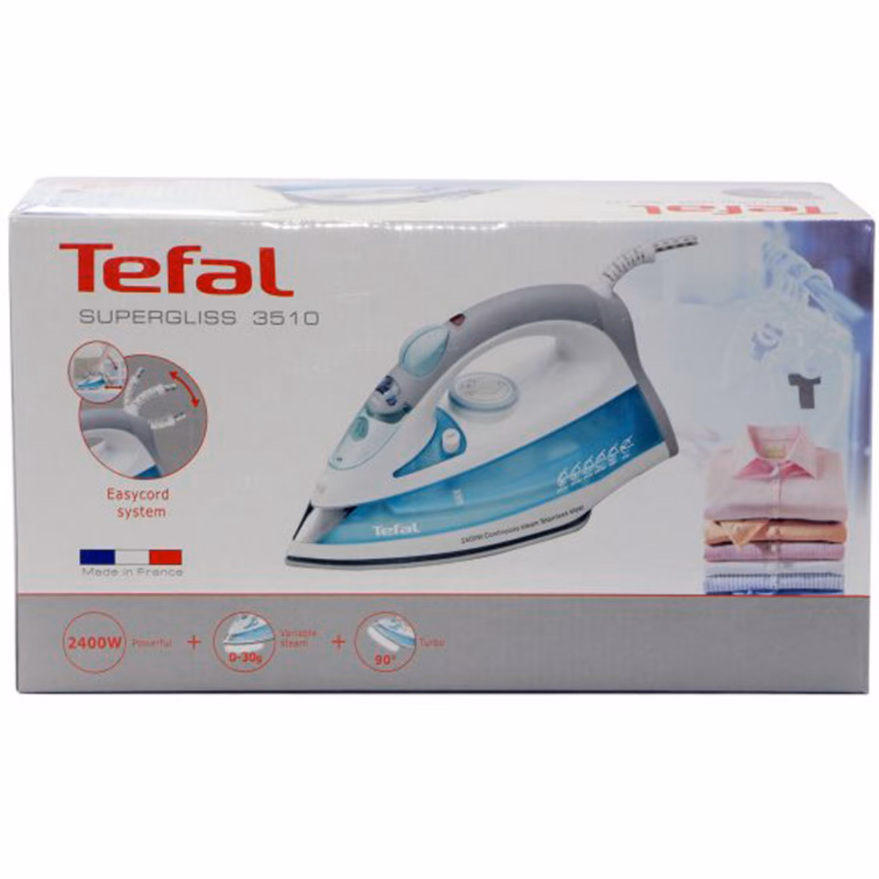 اتو بخار تفال مدل 3510 ساخت فرانسه  سال 2015