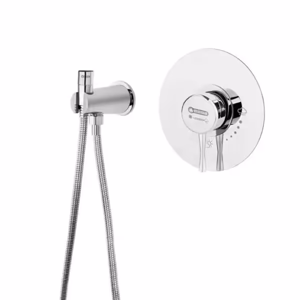 شیر توالت توکار درخشان مدل فلاور