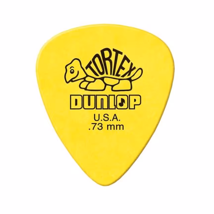 پیک گیتار دانلوپ زرد سایز 0.73