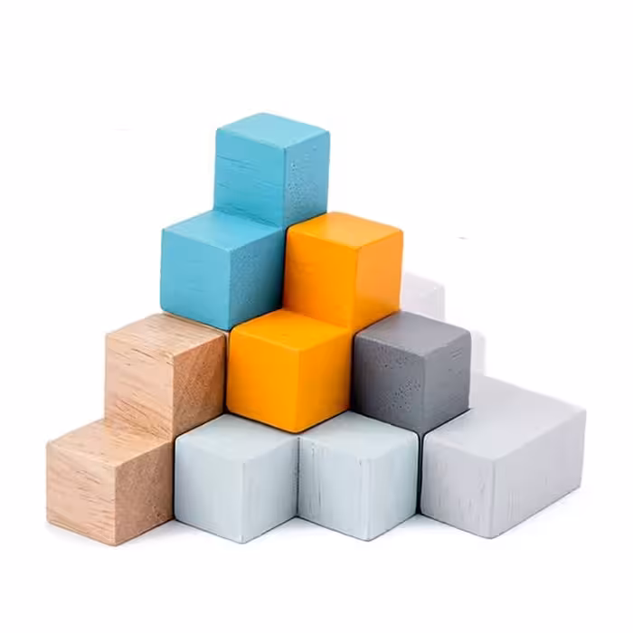 اسباب بازی ساختنی بلوک چوبی خانه سازی مدل 5128