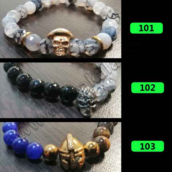 دستبند طرح اسکلت