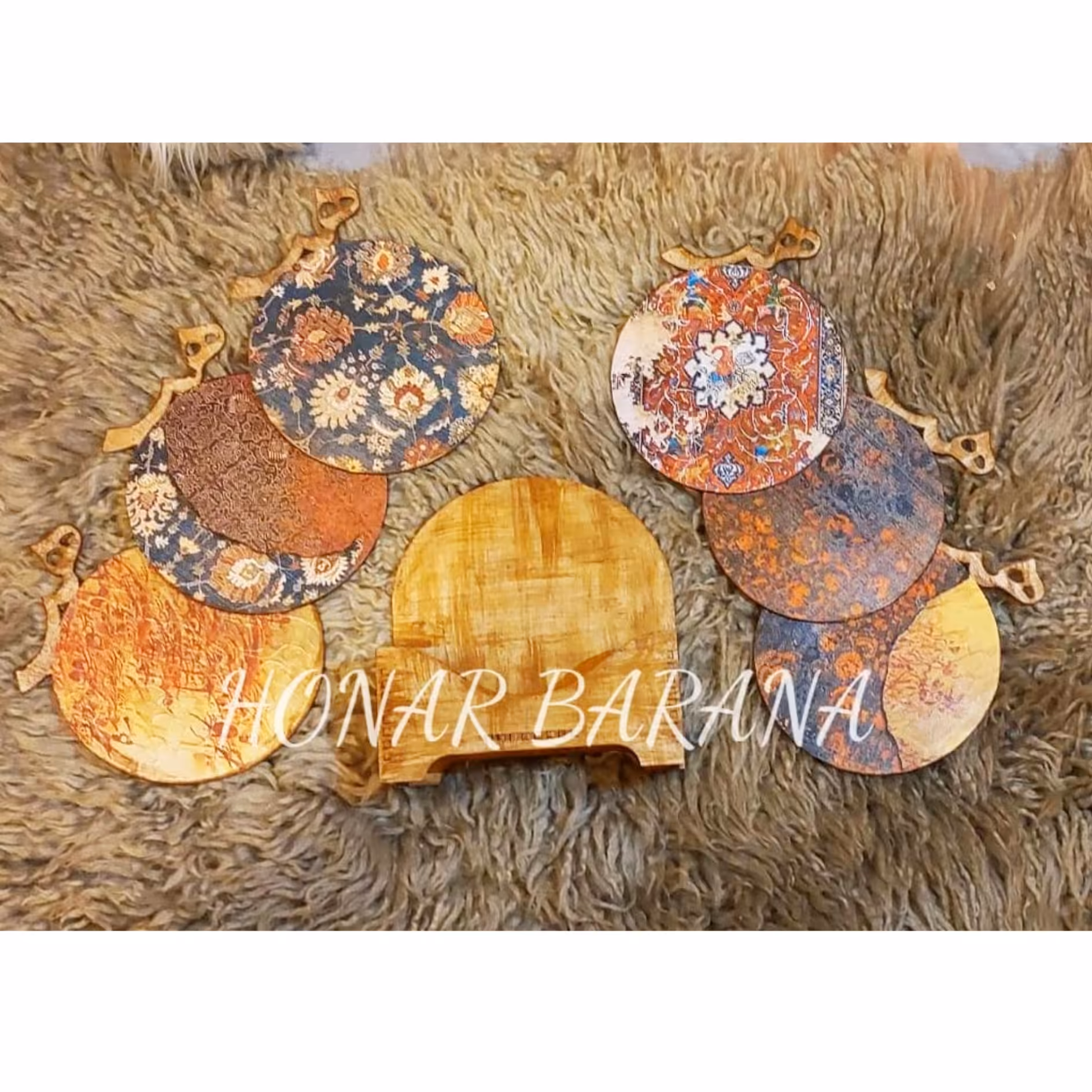 سینی و زیر استکانی ست 