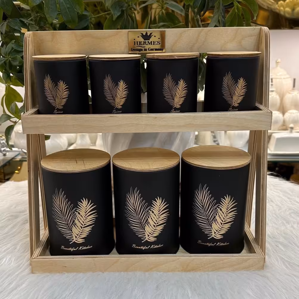 پاسماوری 2 طبقه طرح پر با استند چوبی