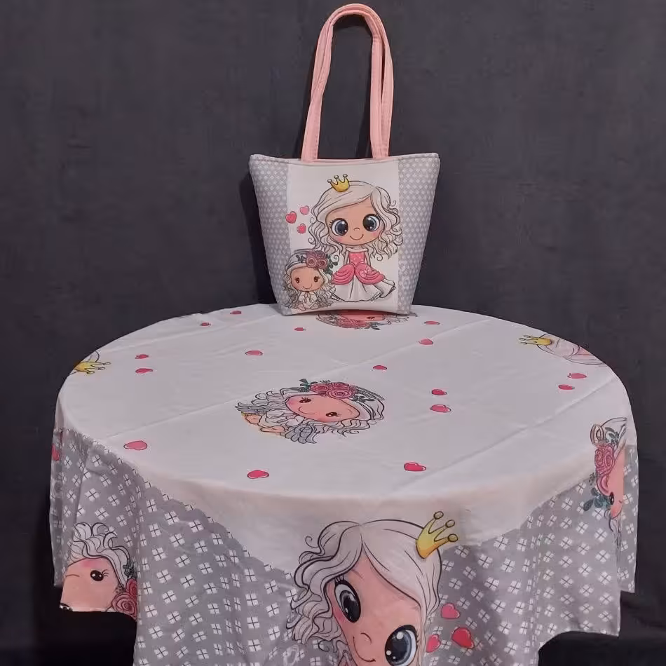 ست کیف دخترانه دختر تاج دار