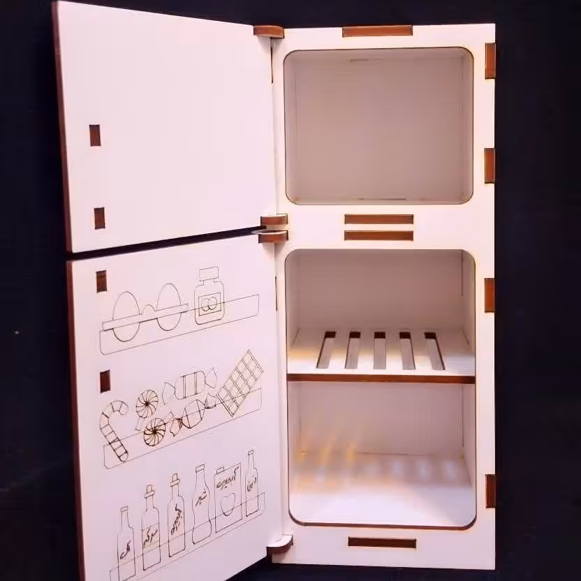 ماکت یخچال فریزر-اسباب بازی-مدل صالح کالا