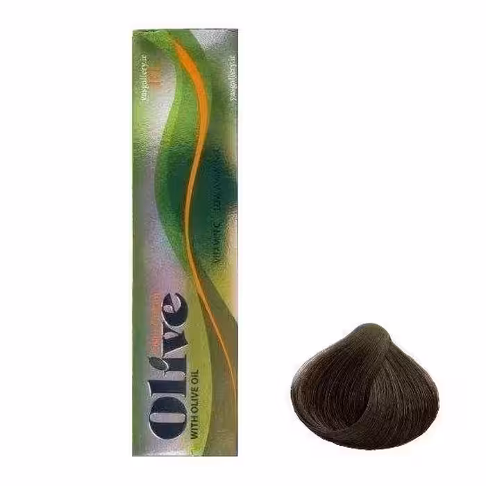 رنگ مو الیو شماره 5 طبیعی عصاره روغن زیتون ویتامین سی و کم امونیاک 100 میل
