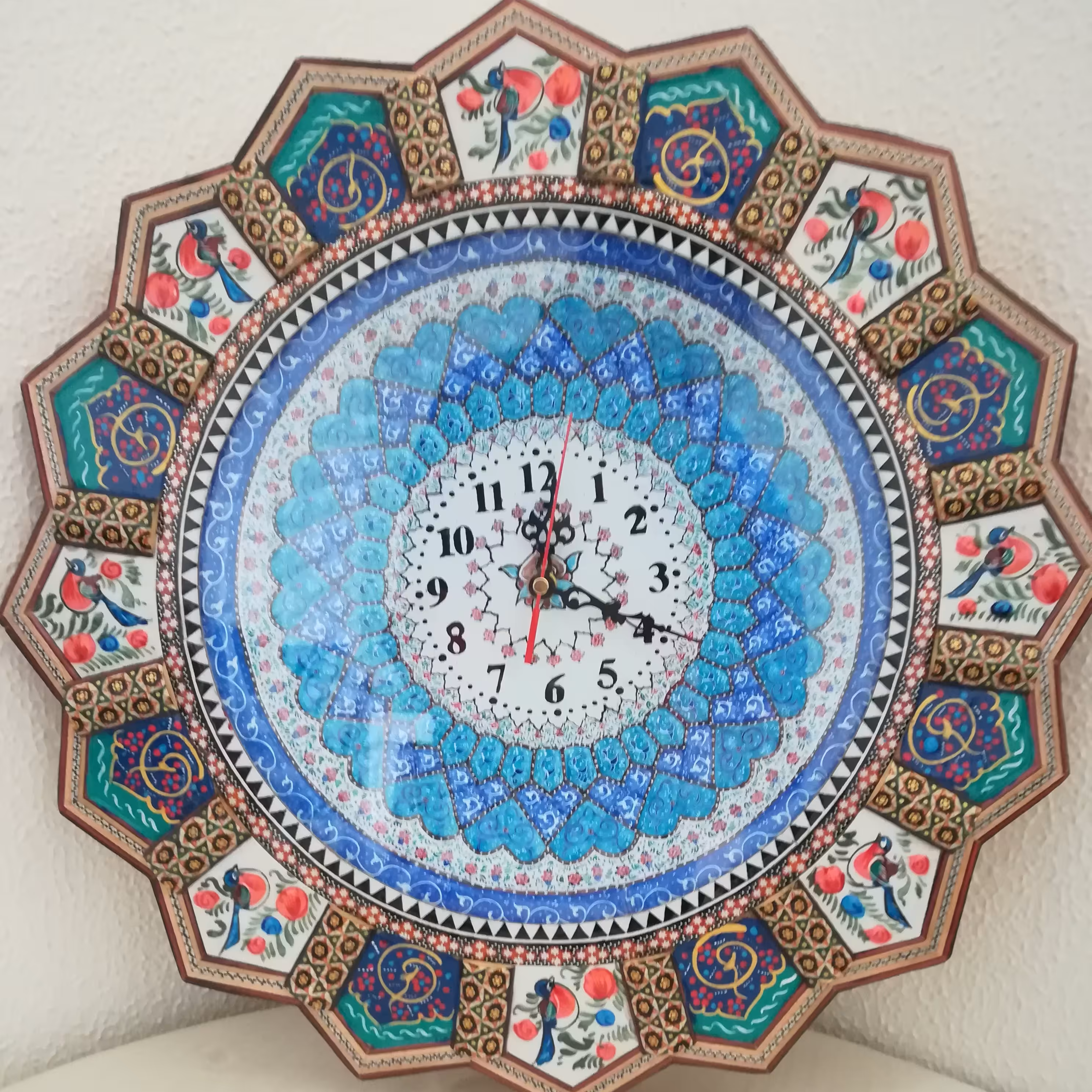 ساعت میناکاری وخاتم