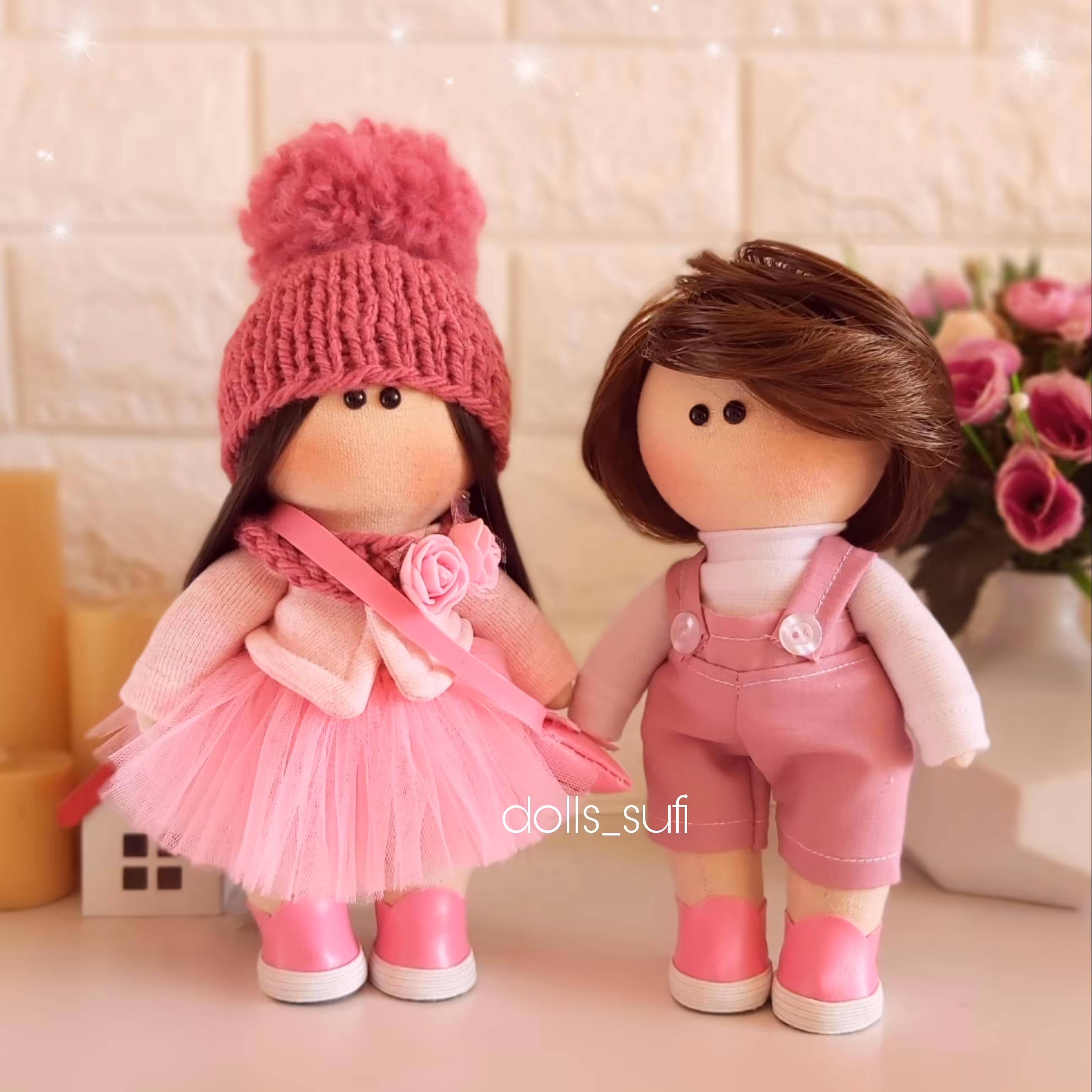 عروسک روسی ست صورتی