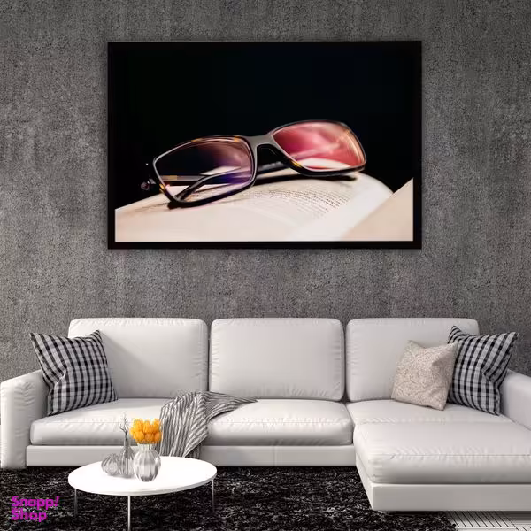 تابلو بکلیت طرح عینک طبی مدل B-14739