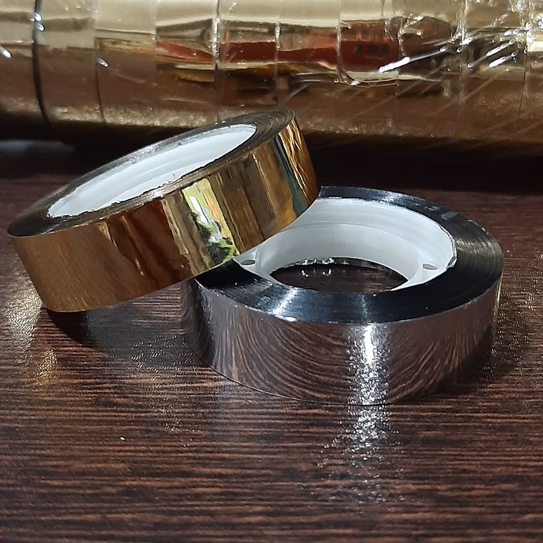 نوار گاترین. نقره ای در دو رنگ طلایی و نقره ای 