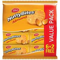 بیسکوییت ناتی بایتس تیفانی با طعم بادام - tiffany nutty bites