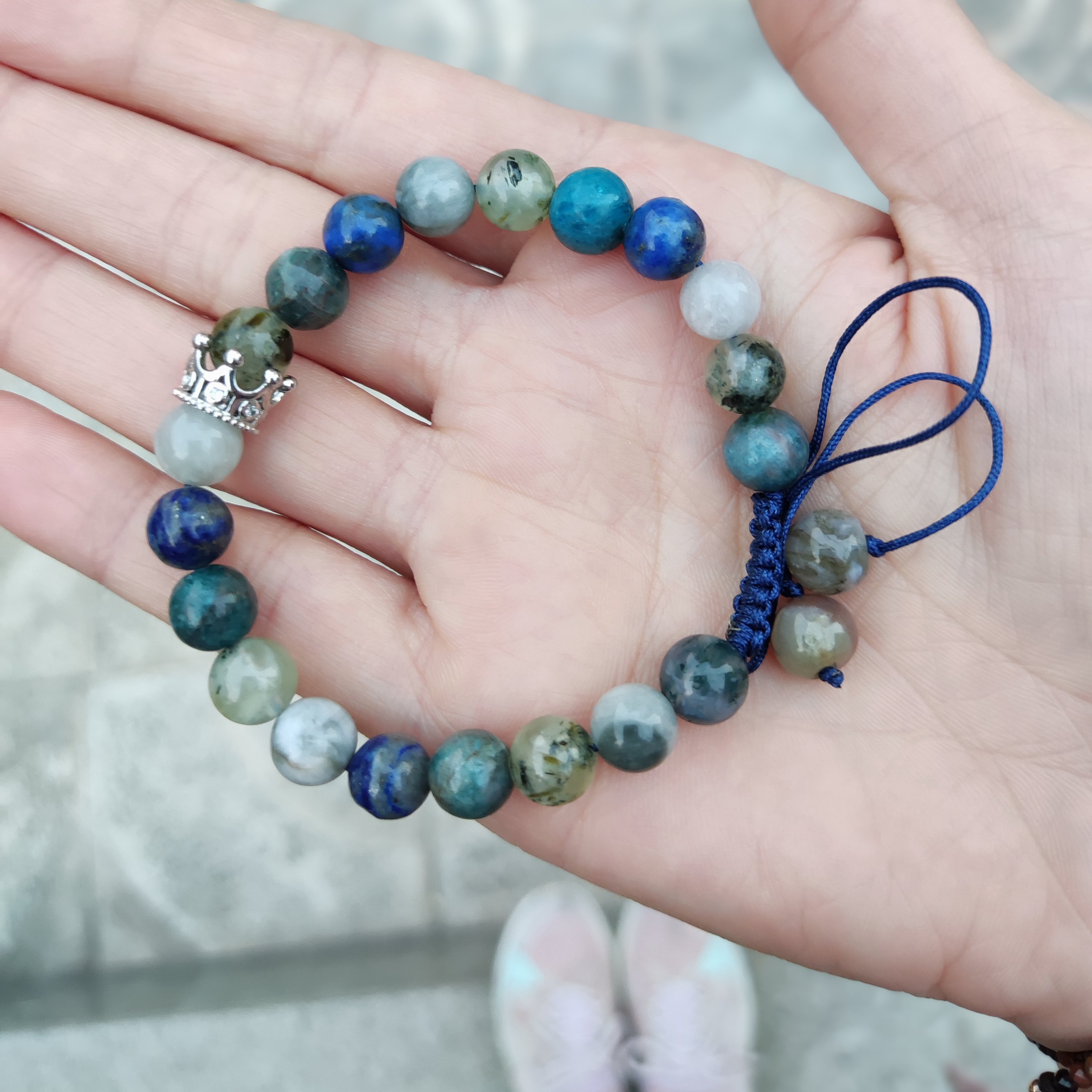 دستبند سنگ ترکیبی 