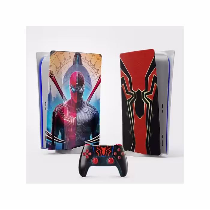 اسکین(برچسب)Playstation 5-طرح Spiderman-مدل استاندارد-کد53-سفارشی