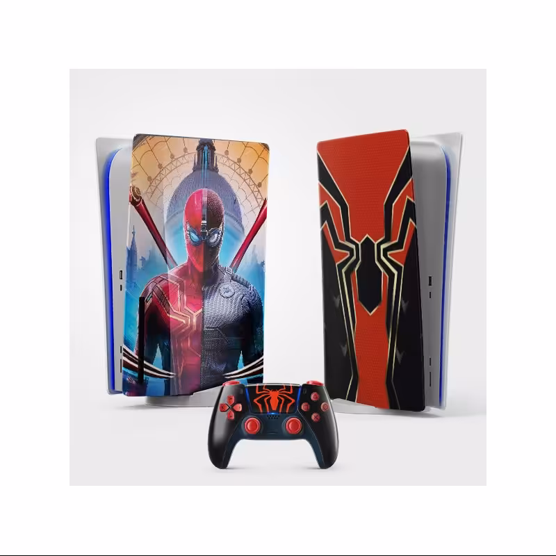 اسکین(برچسب)Playstation 5-طرح Spiderman-مدل استاندارد-کد53-سفارشی