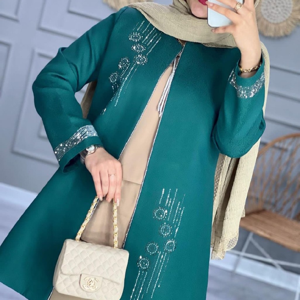 مانتو مجلسی غزاله پانچ اسکاچی رنگ مشکی ارسال دایگان قیمت ارزان
