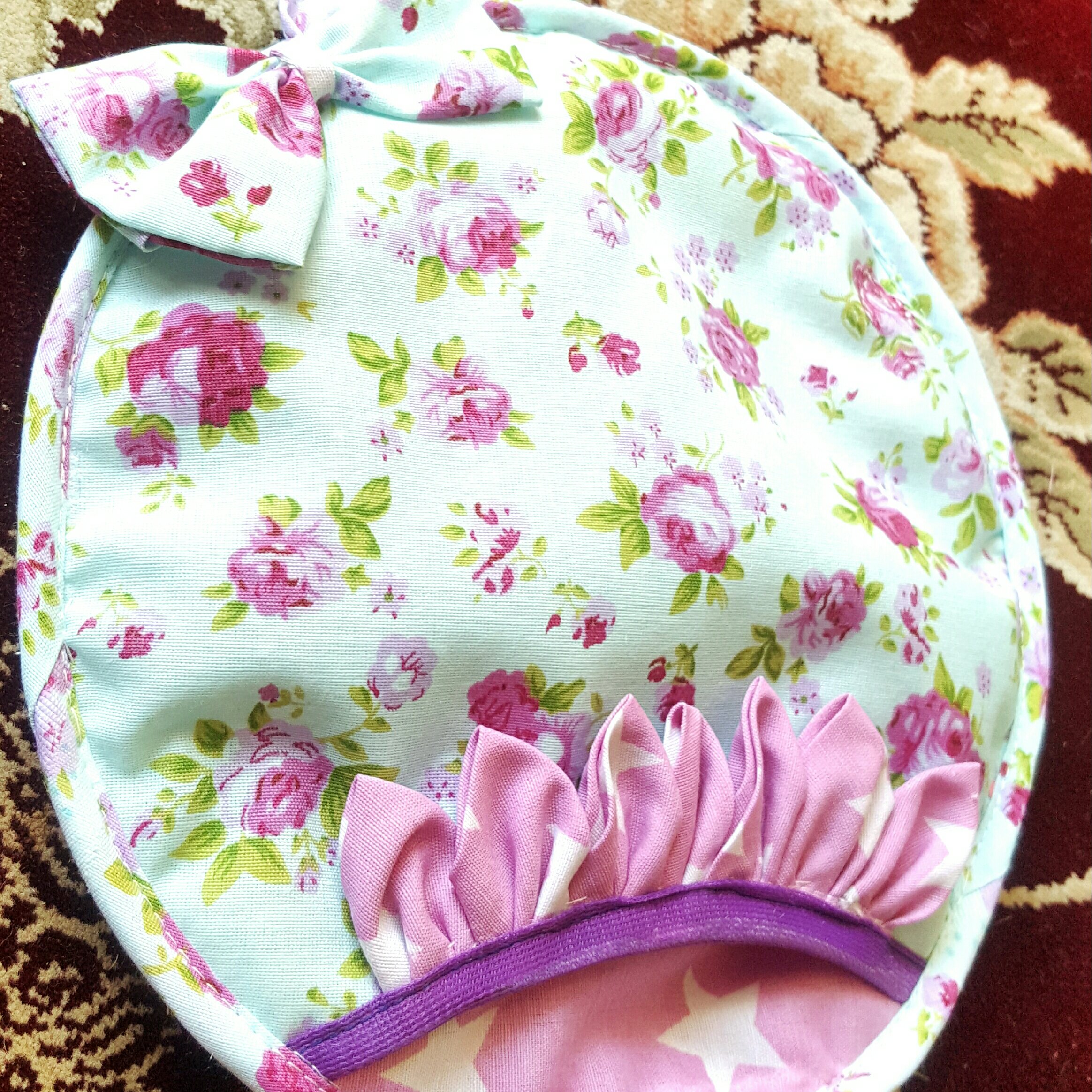 سفره پاکن پارچه ای طرح گل