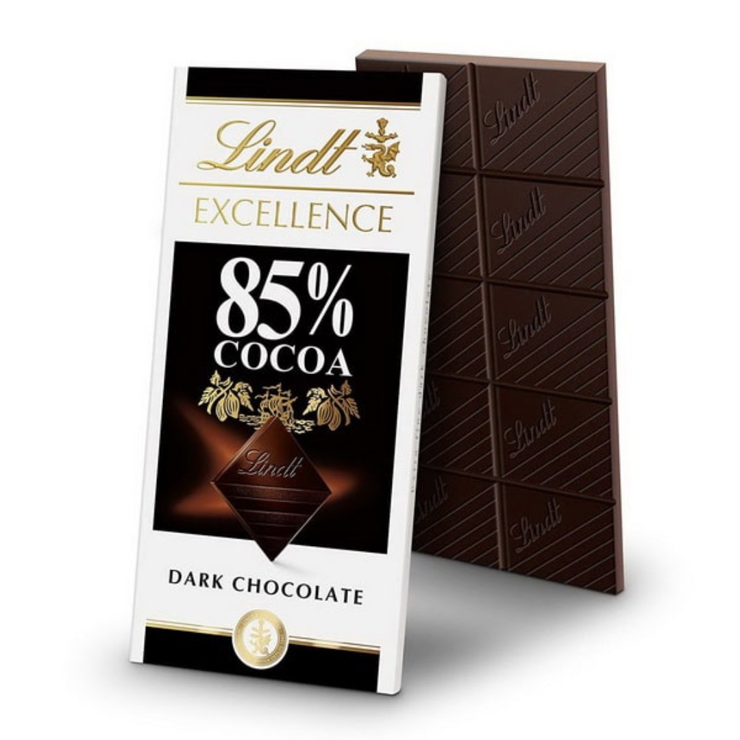 شکلات تلخ لینت اکسلنس دارک 85 درصد LINDT EXCELLENCE وزن 100 گرم