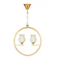 چراغ آویز دو شعله زیمادر مدل لیوسا کد ZD-03