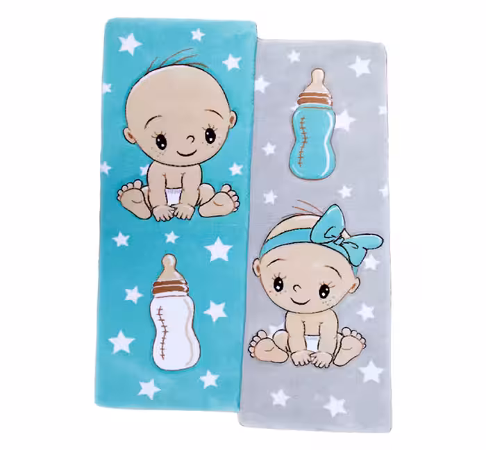 فرش کودک زرباف دوقلو طرح برجسته Zarbaf