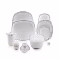 سرویس چینی 12 نفره لورن طلایی