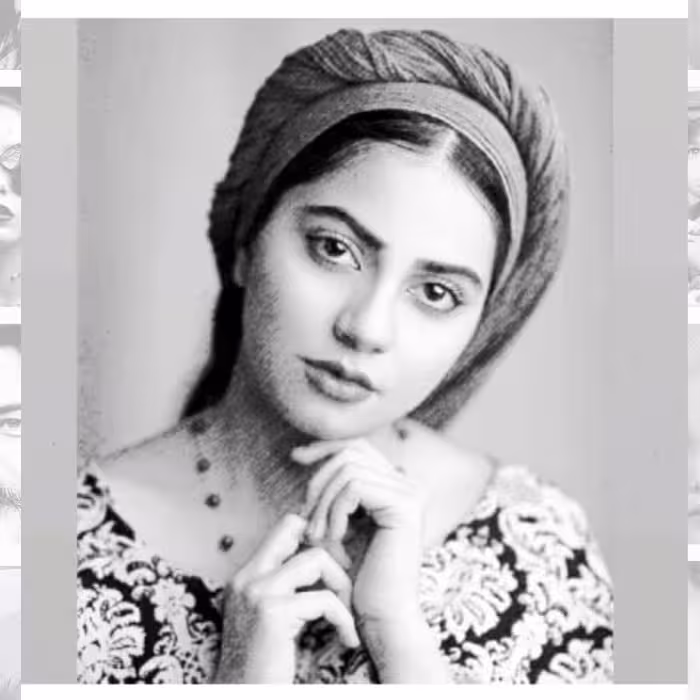 نقاشی از روی عکس ارسالی کد567 (پس کرایه)