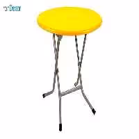 میز تاشو ناهار خوری گرد ناصر پلاستیک مدل 722