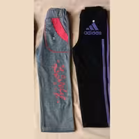 شلوار بچگانه راحتی و منزلی  شلوار اسپرت (پک دو عددی ) مناسب حدود3 سال با جنس عالی دمپا راسته