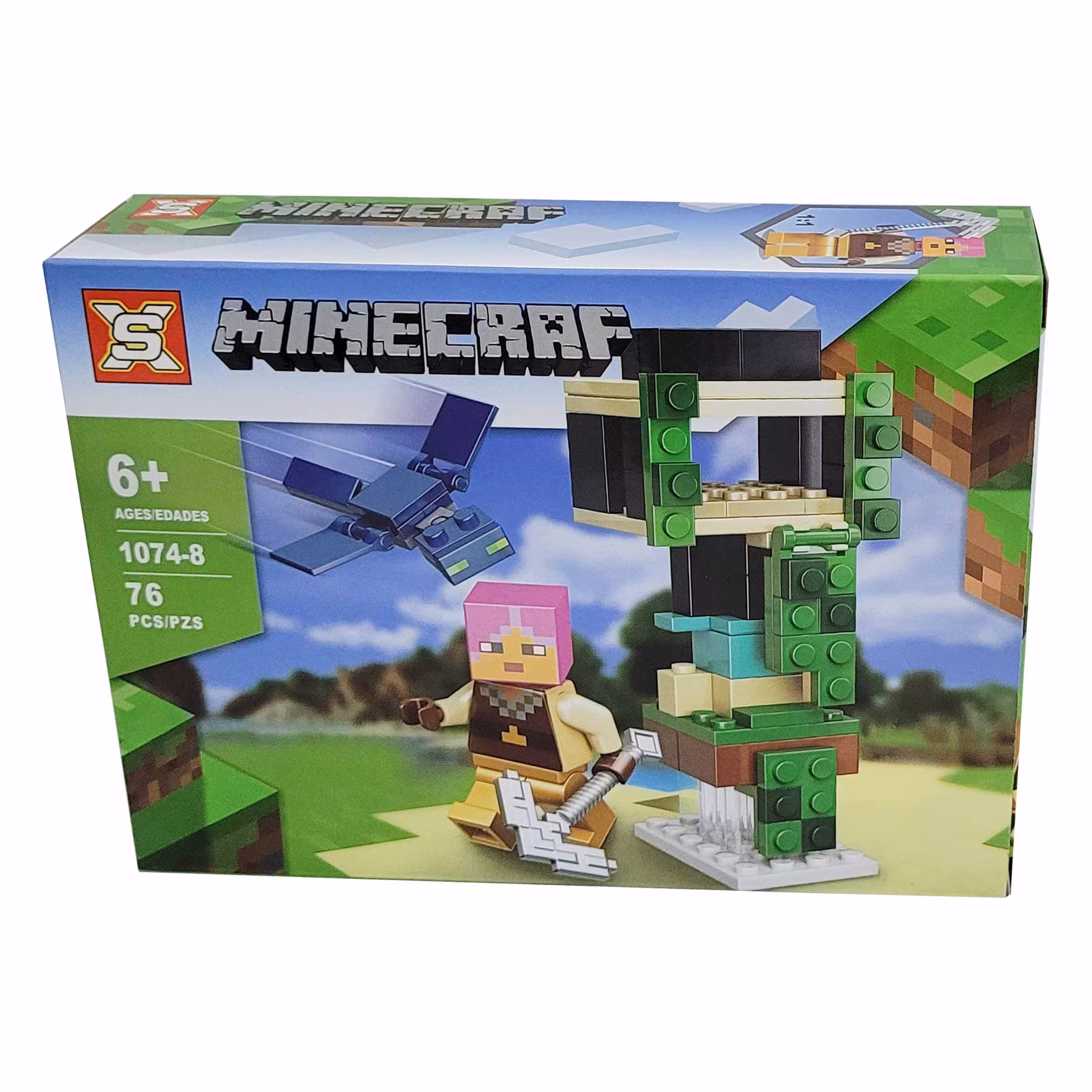 ساختنی لگو ماینکرافت 76 قطعه ای کد 1074-8