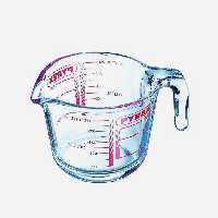 شیر جوش 025 لیتر مدرج پیرکس مدل Classic Glass