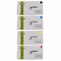 ست 4 رنگ کارتریج تونر لیزری رنگی ایرانیکا 117A(با ضمانت و گارانتی)