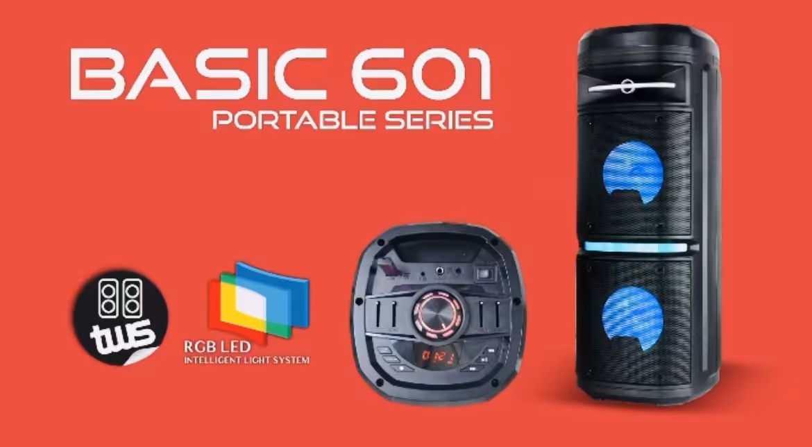 باند و اسپیکر شارژی میکرولب مدل BASIC 601