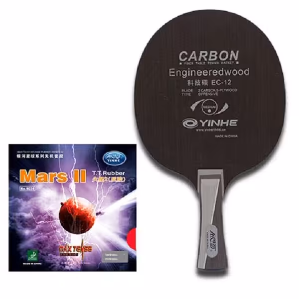 چوب راکت یینهه EC12 CARBON به همراه رویه‌ یینهه مارس