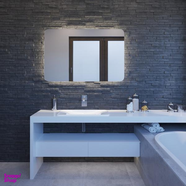 آینه مدل بک لایت طرح لبه گرد کد 5060L