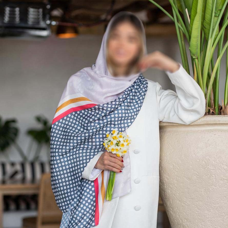 شال کد 117 دوردوز مزونی قواره 70 در 200 