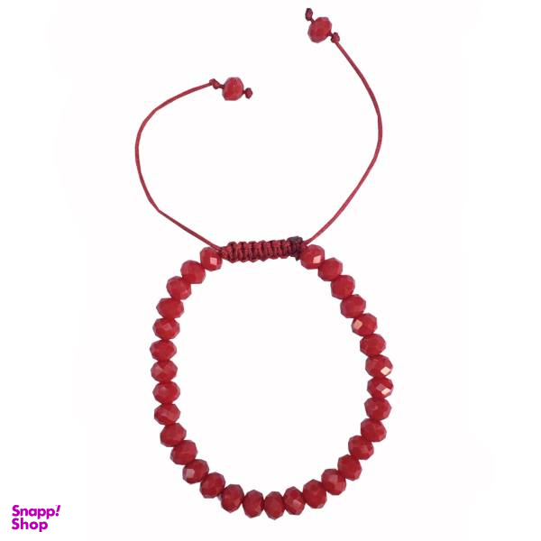 دستبند عود طرح کریستال قرمز مدل 100091