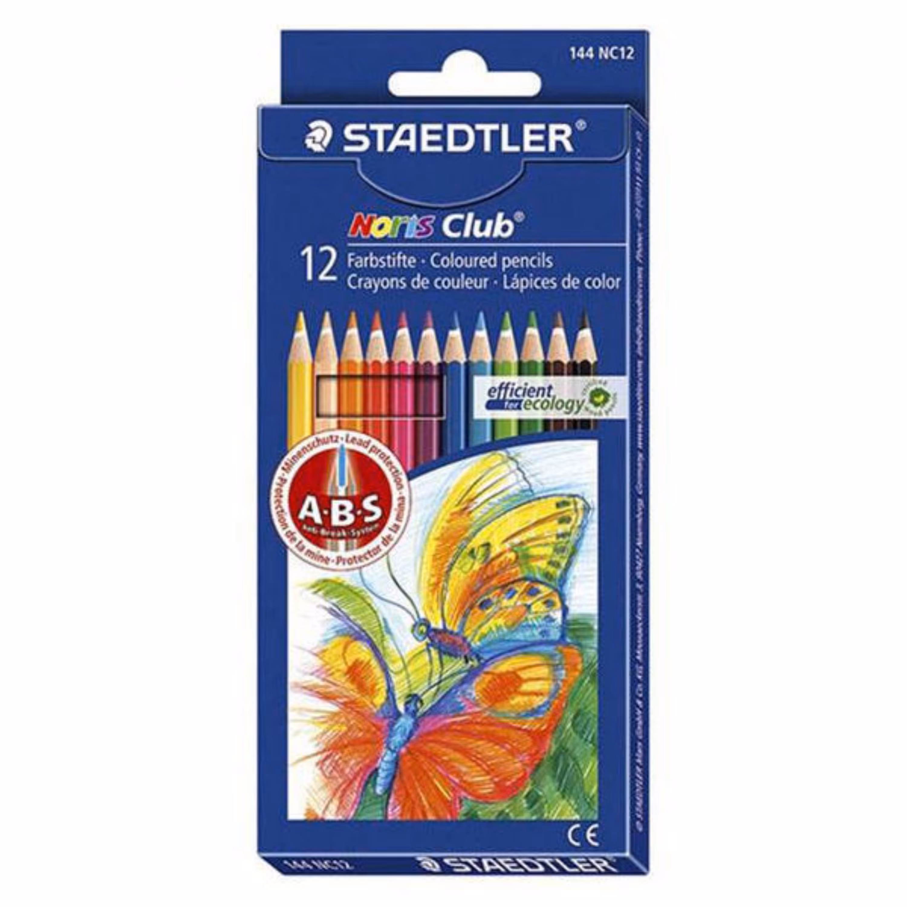 مداد رنگی 12 رنگ استدلر مدل Noris Club