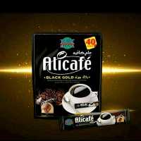 پودر قهوه فوری علی کافه بلک گلد بسته 40 عددی اصل مالزی