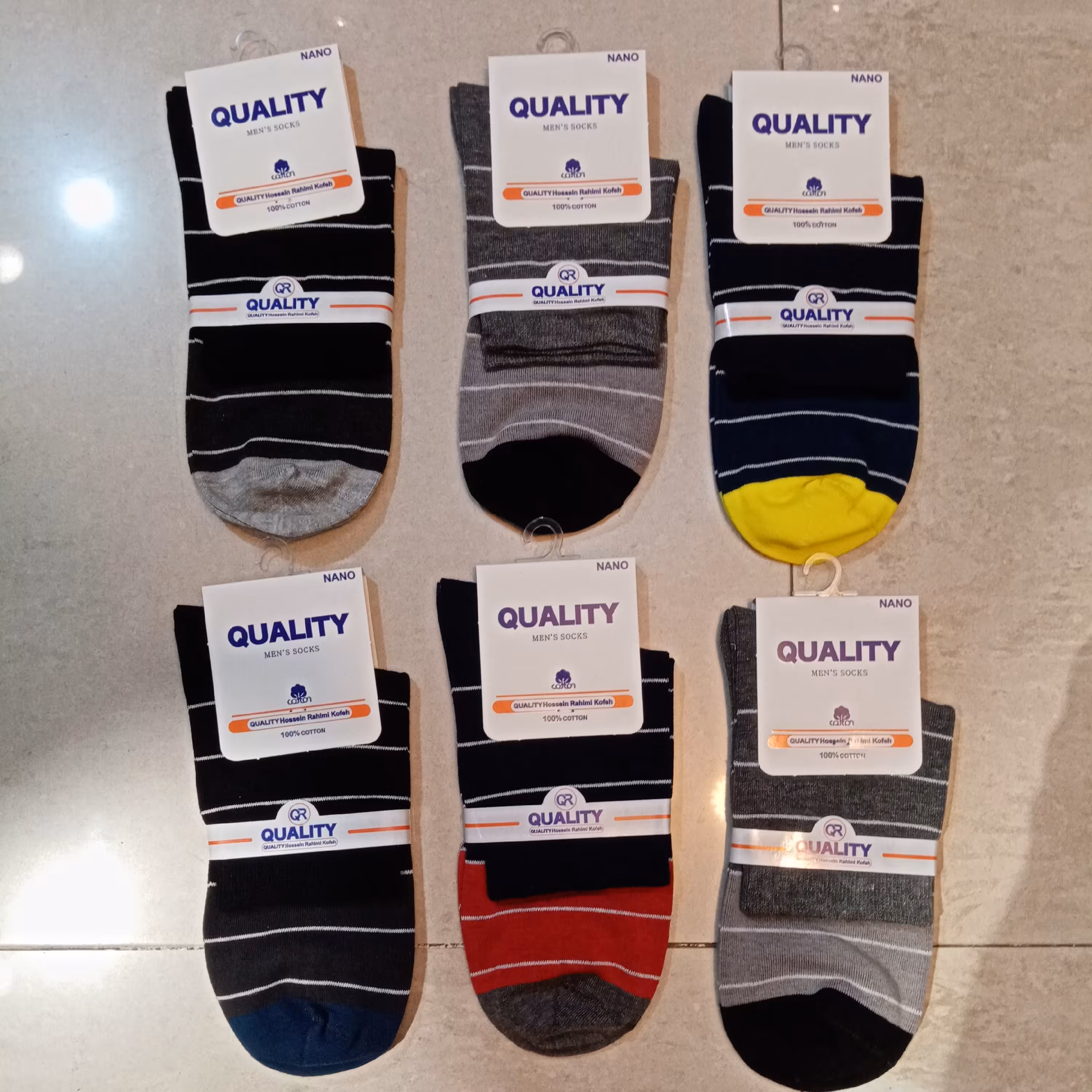 جوراب نیم ساق اسپرت اعلا شیک نانو آنتی باکتریال