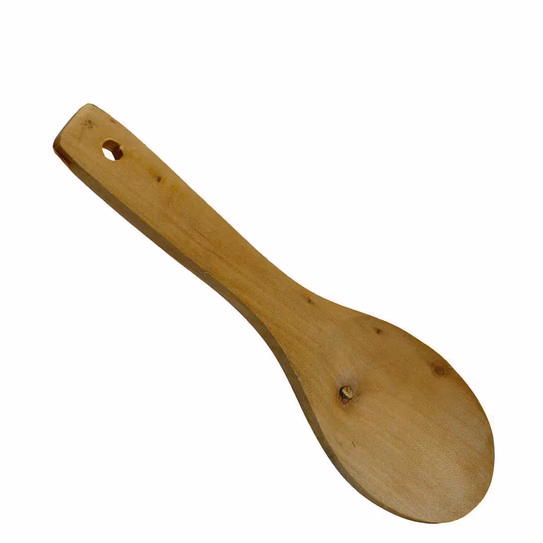 کفگیر بامبو مدل قاشقی کوتاه2عددی