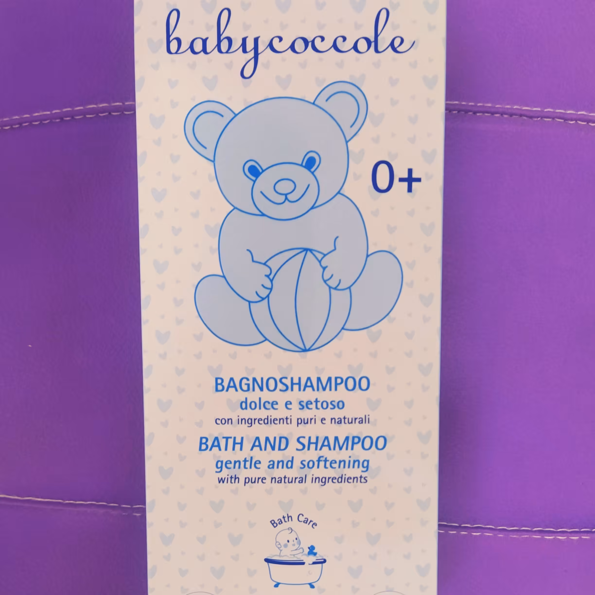 شامپو سر و بدن baby coccole حجم 250 میلی لیتر  ساخت کشور ایتالیا حاوی ویتامین E