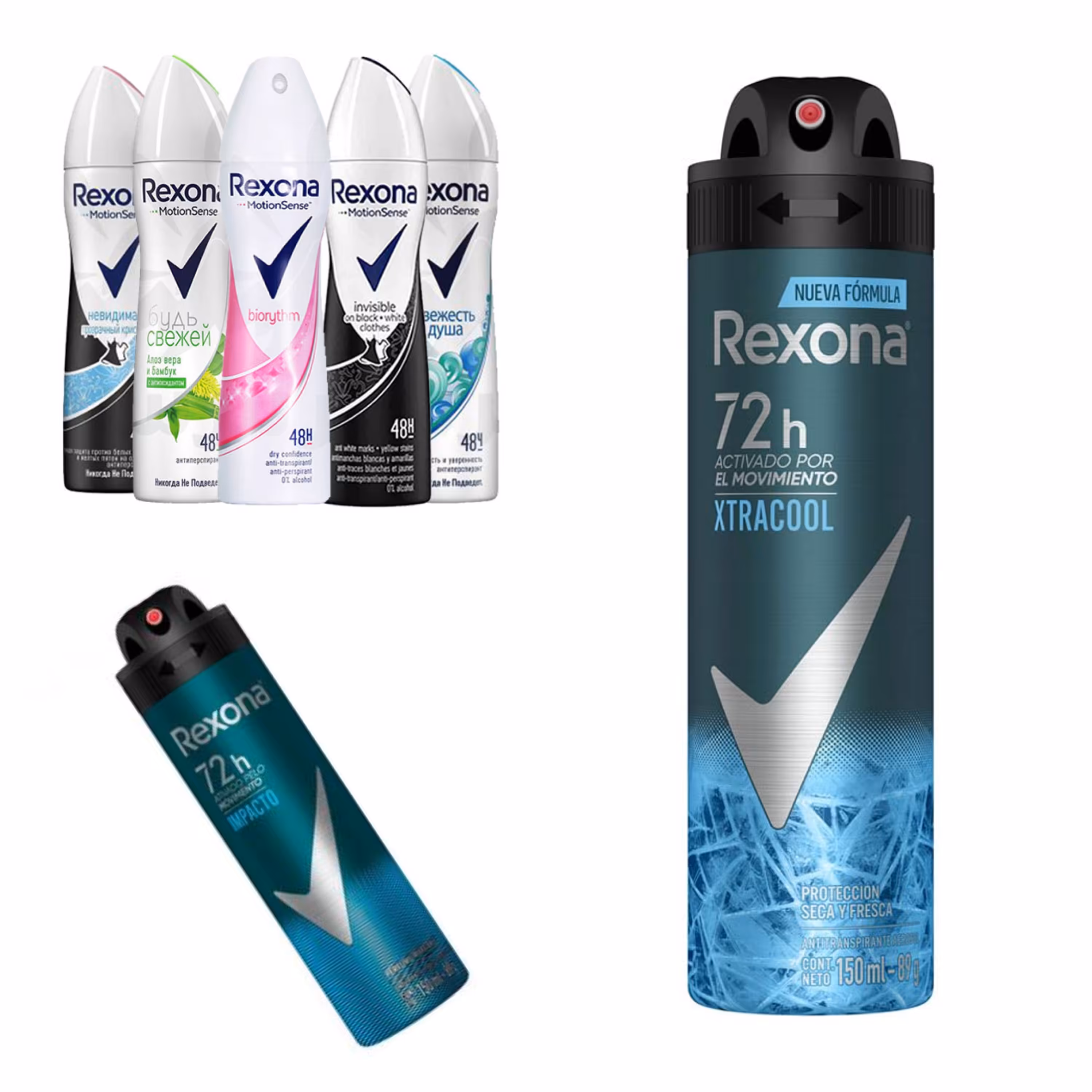 اسپری خوشبو کننده بدن مردانه رکسونا rexona مدل advanced protection 200ml (ایتالیا)