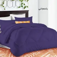 سرویس روتختی چیداری مدل تک رنگ دو نفره  رنگ بادمجانی