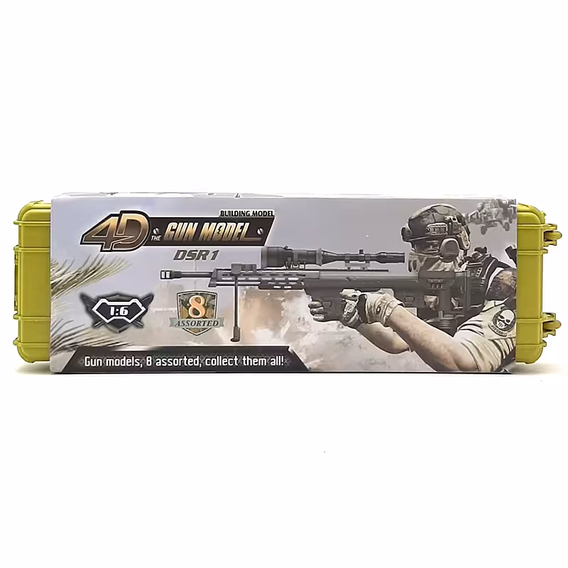 خرید ساختنی ماکت تفنگ 4D GUN MODEL کد DSR1 همراه با کیف پلاستیکی