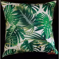 کوسن طرح برگ های سبز کد 2727