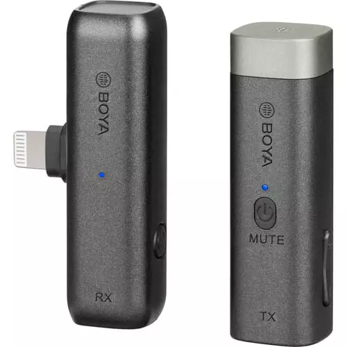 میکروفن یقه ای بیسیم بویا BOYA BY-WM3D True-Wireless Microphone برای iOS